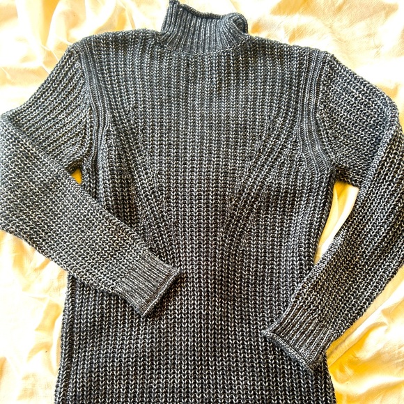 Tall Gray Knit Dress - Picture 2 of 9